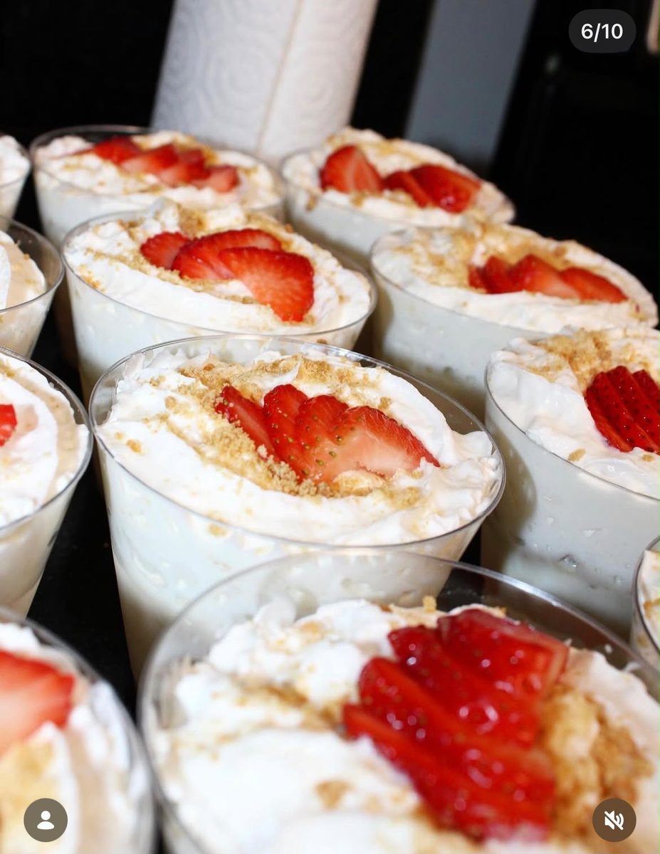 Postres de fresa para compartir